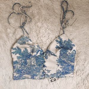 Urban Outfitters tie crop top